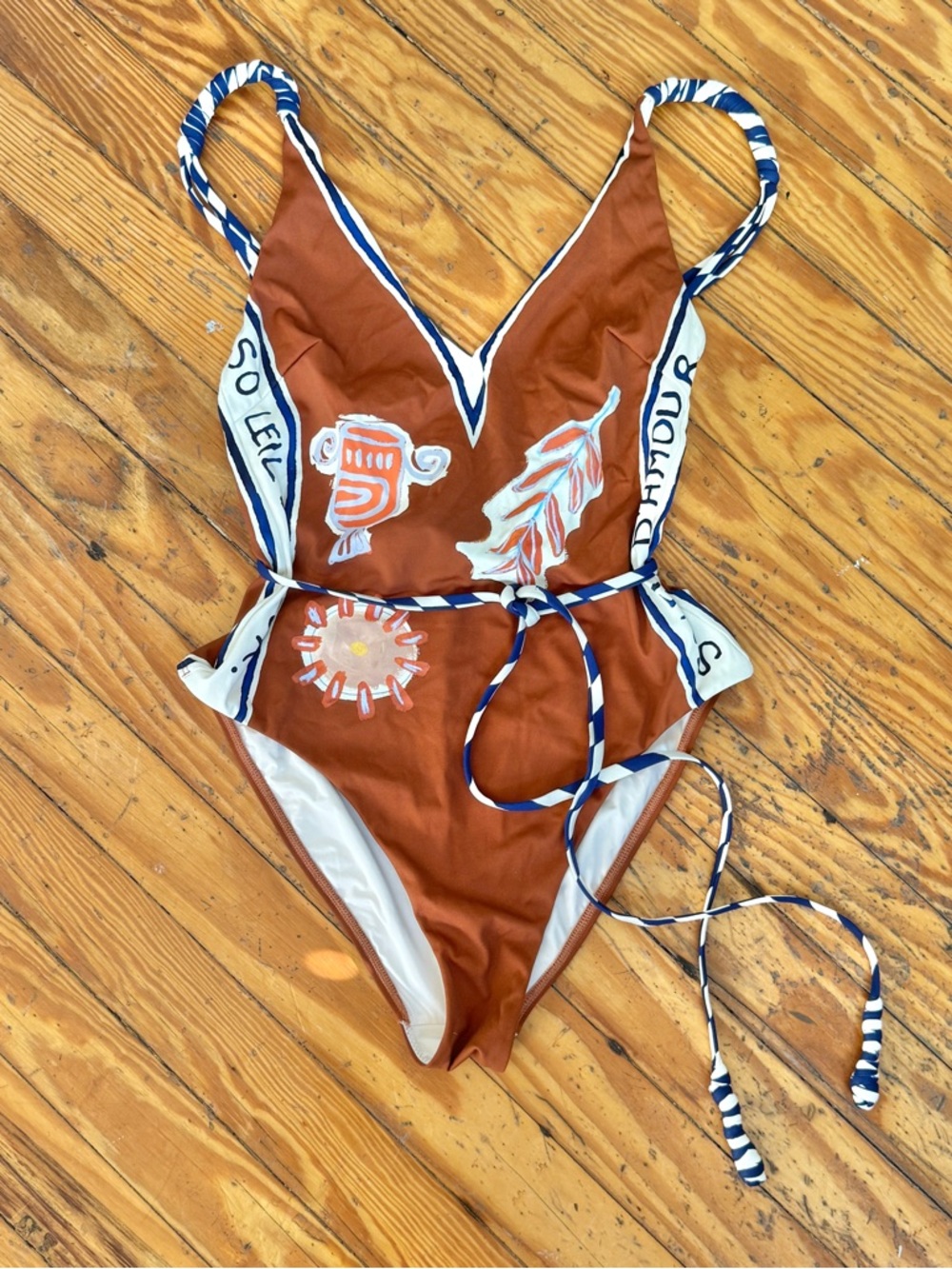 Alemais Soleil D'amour V Neck One Piece